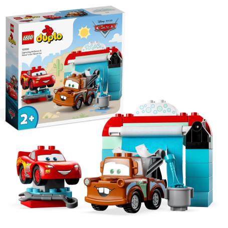 LEGO DUPLO 10996 Disney Bliksem McQueen & Takel Wasstraatpret