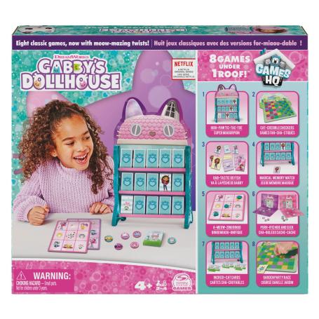 Gabby's Poppenhuis - Spellenpakket met 8 spellen