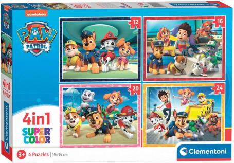 Clementoni Paw Patrol Puzzel 4 In 1