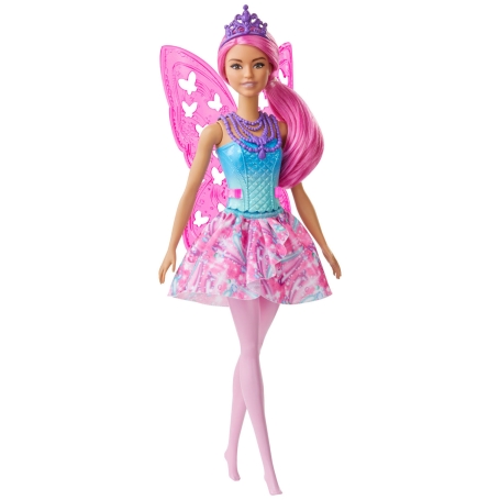 Barbie Dreamtopia met Roze Haar - Barbiepop