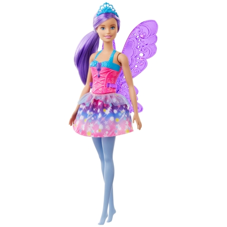 Barbie Dreamtopia Fee Paars Haar - Barbiepop